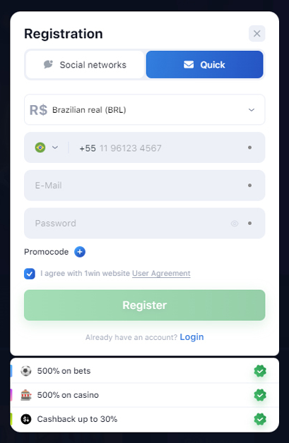 1win Fortune Mouse registro